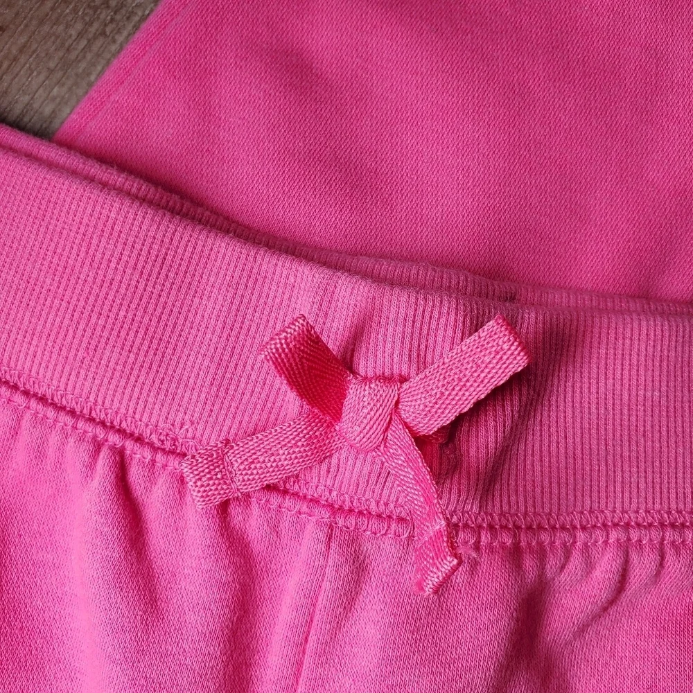 The Children’s Place Pink & Silver LOVE Jogger Sweatpants Girls Size Large 10/12